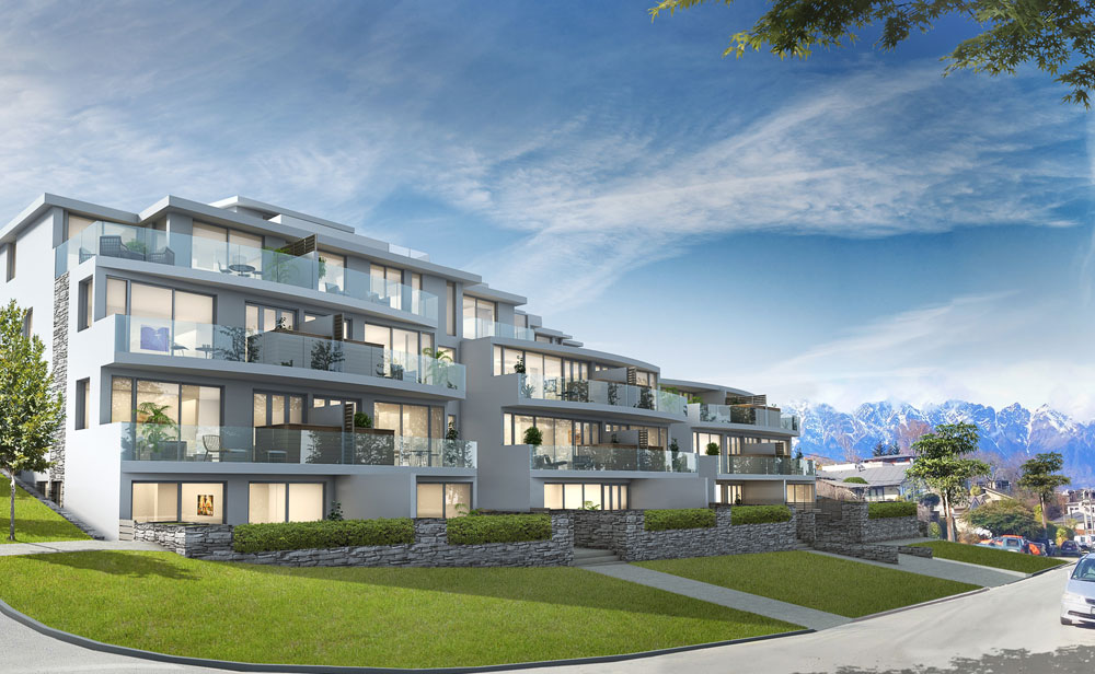 New Zealand Queenstown, Exterior Artist Impression services by Creative 3D Perspectives